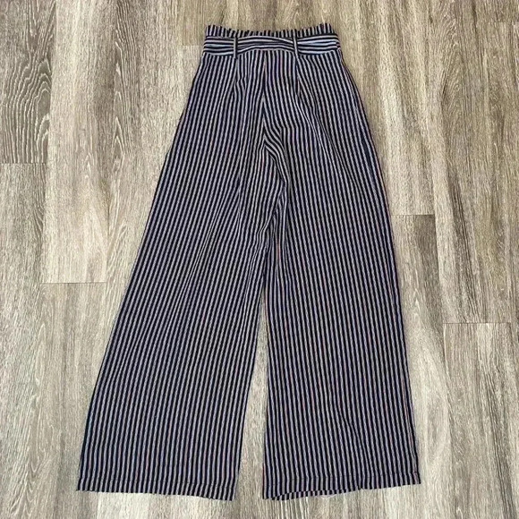 Womens A. Calin Black and Brown Wide Leg Pants - S - Picture 4 of 9